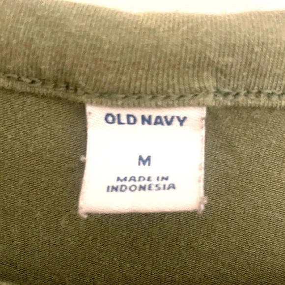 Old Navy | Army Green | Short Sleeve T Shirt Dress - Picture 3 of 3